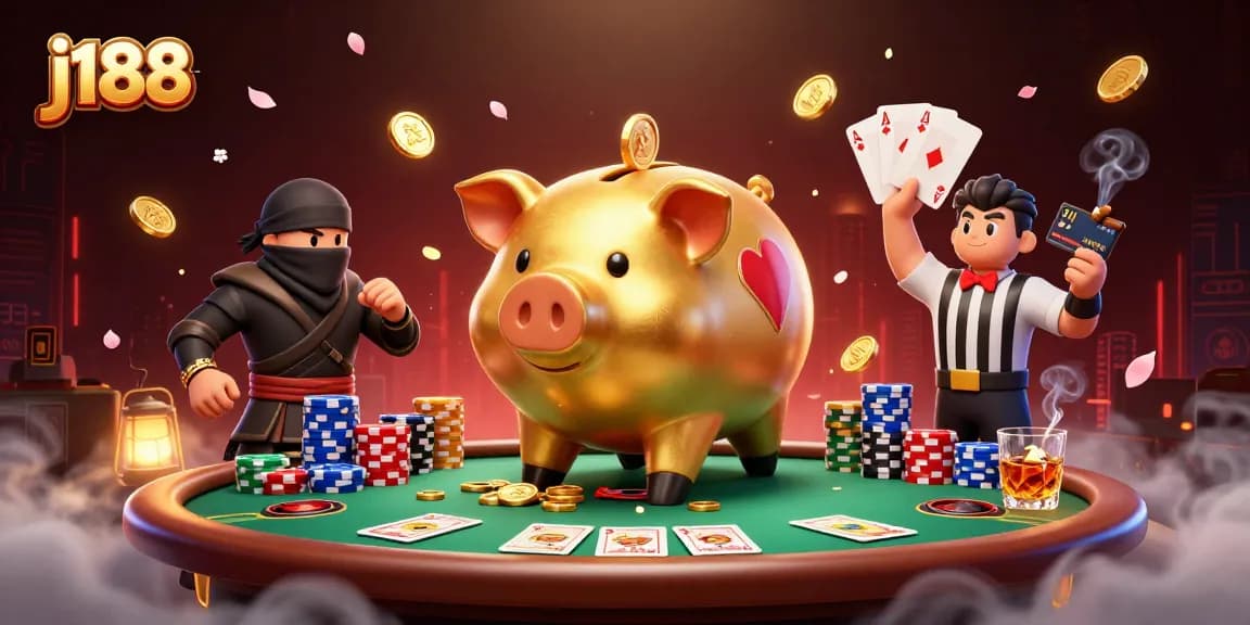 Win big at j188 with dynamic casino battles featuring whimsical characters and gambling excitement.