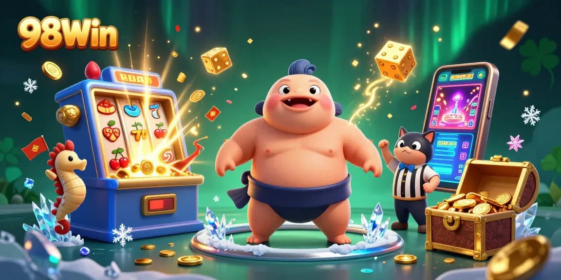 Experience thrilling gameplay at 98Win with exciting slot machines and vibrant casino atmosphere.
