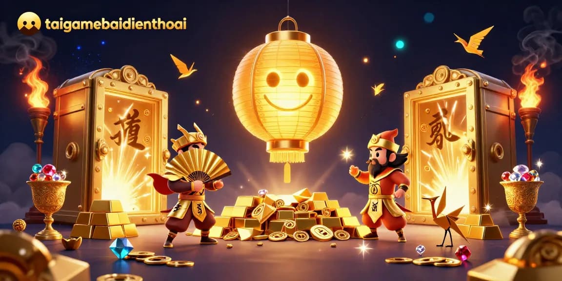 Experience thrilling moments at taigamebaidienthoai with glowing spirits and golden treasures.