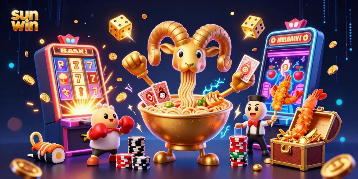 Engage with sun win at the vibrant 3D casino featuring dynamic characters and exciting game elements.