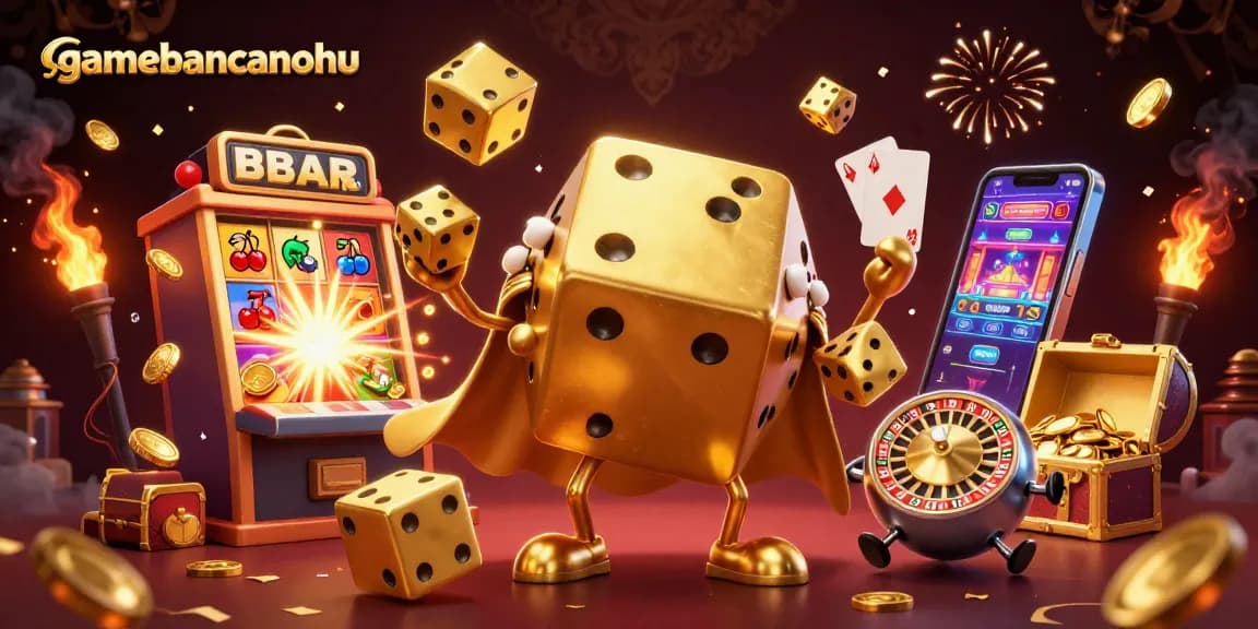 Experience gamebancanohu's energetic casino action with vibrant characters and explosive jackpots.