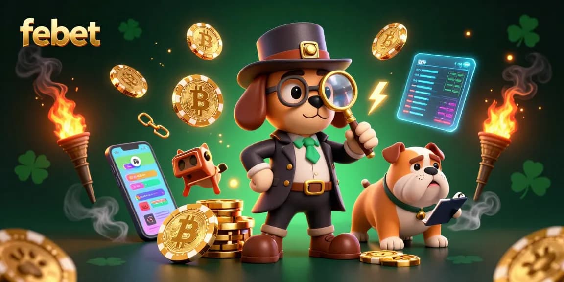 Engage with febet's thrilling casino games while a detective duo uncovers hidden treasures.