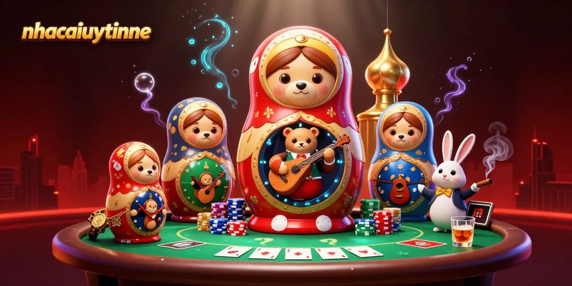 Experience the excitement at nhacaiuytinne with 3D lively casino characters and vibrant gaming elements.