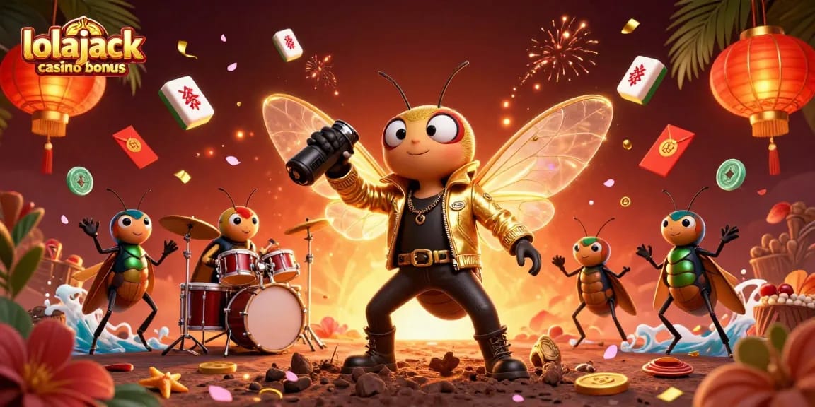 Experience the excitement of the lolajack casino bonus with vibrant game elements and animated characters.