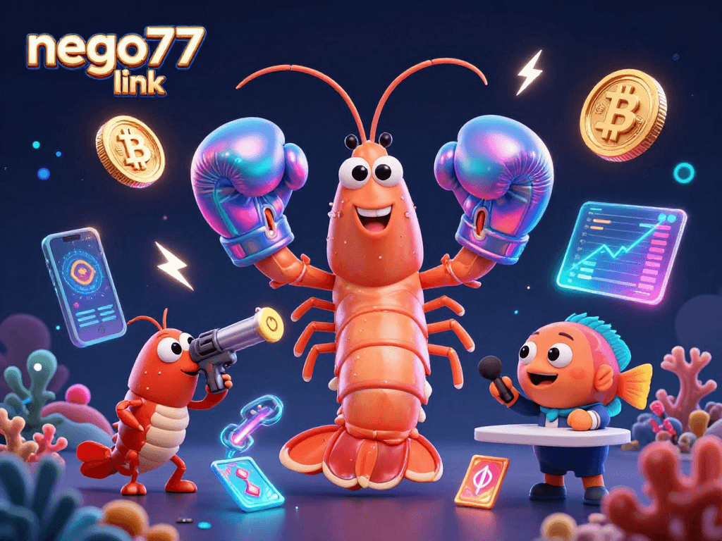 Engage with the thrilling action of the nego77 link as the mantis shrimp and its fierce friends showcase gaming excellence.