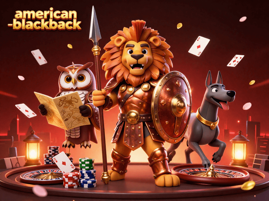 Engage in American Blackjack with strategic plays and dynamic action from charismatic characters.