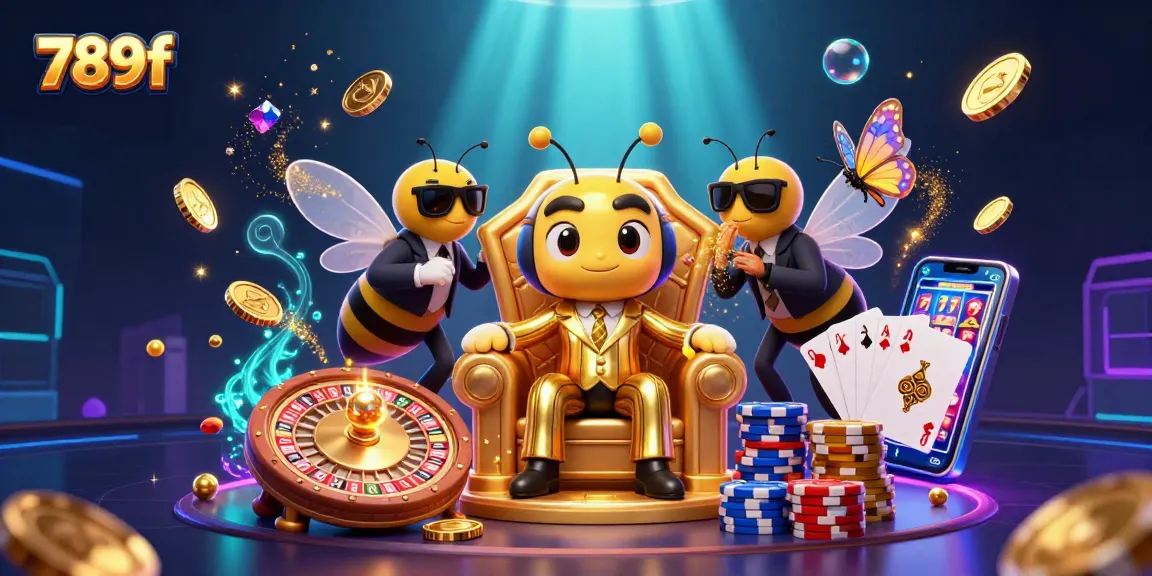 Engage with 789f's exciting casino experience featuring the mob boss and glamorous characters amidst a casino scene