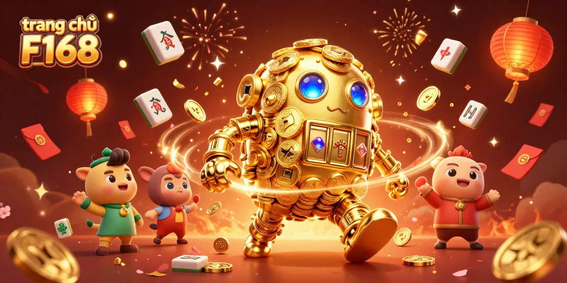 Experience thrilling fun on trang chủ F168 with a dazzling 3D illustration of casino elements.