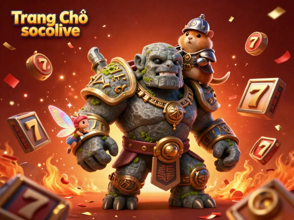 Experience thrilling gameplay on Trang Chủ socolive with vibrant slot reels and magical characters.