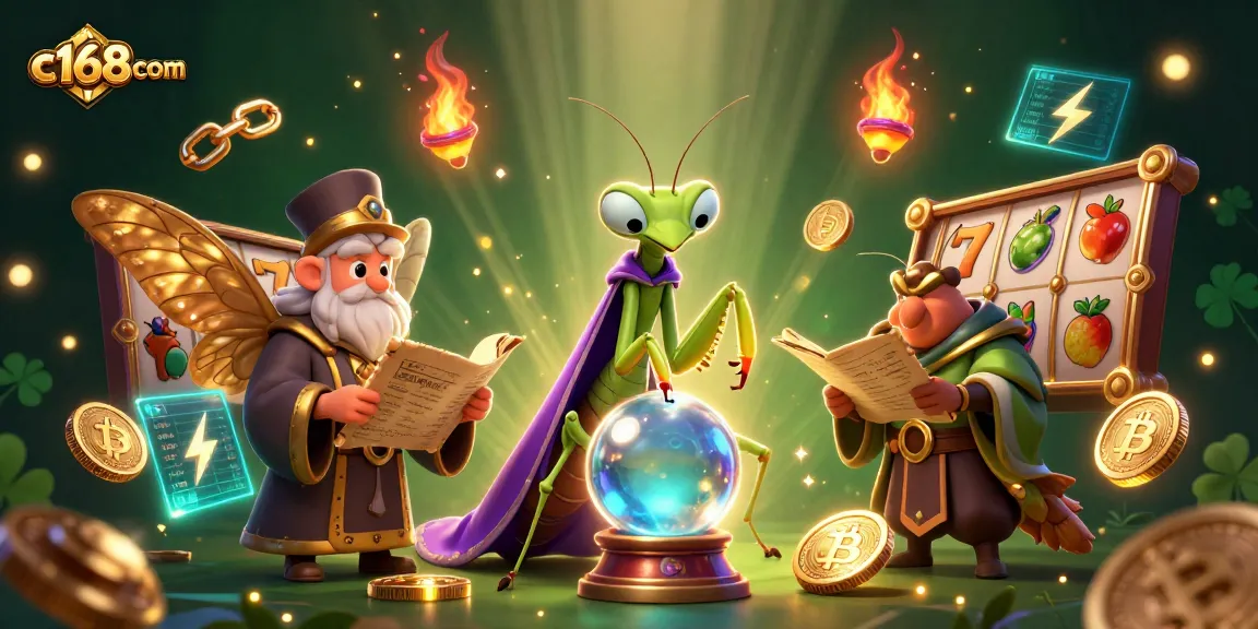 Join the excitement at c168com with slots, crypto coins, and mystic fortune tellers!