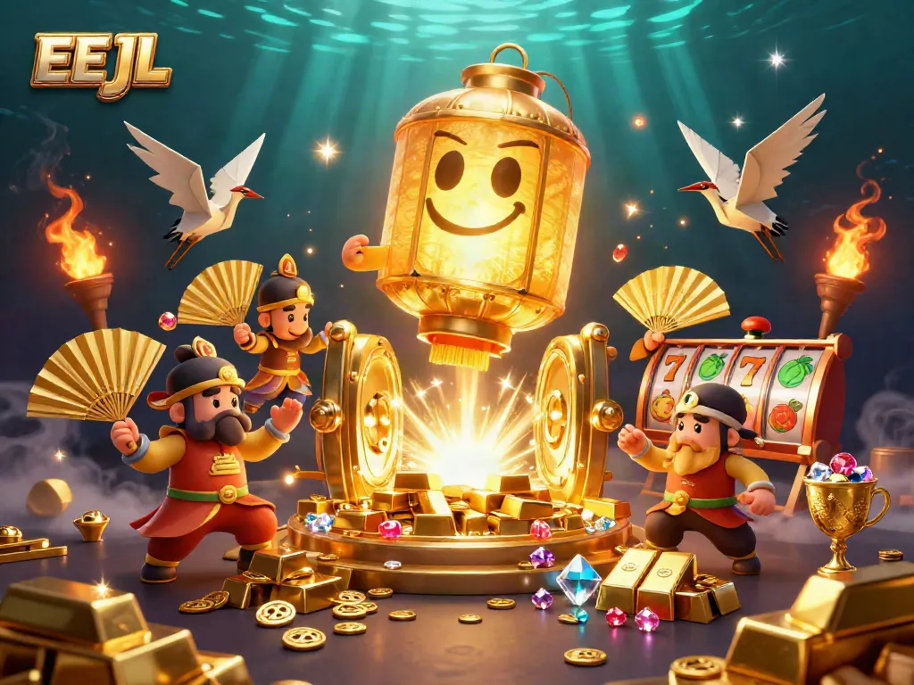 Experience the excitement of EEJL with vibrant slots and dynamic casino elements.