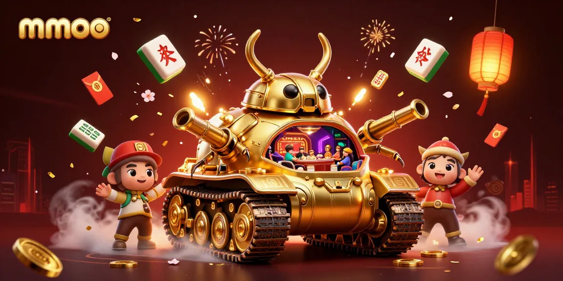 Spin the reels at mmoo's virtual casino inside a golden beetle tank bursting with confetti.