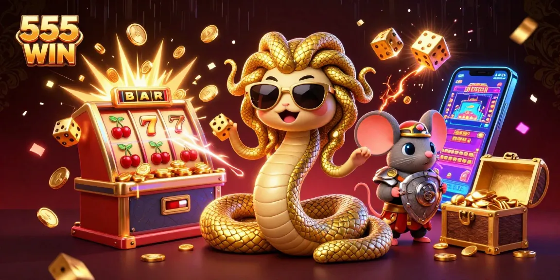 Experience thrilling gameplay at 555 WIN with dynamic slot machines and exciting characters.