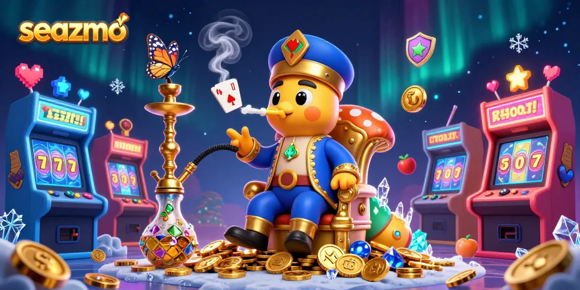 Experience thrilling slots on seazmo with vibrant poker hand symbols and dynamic casino aesthetics.