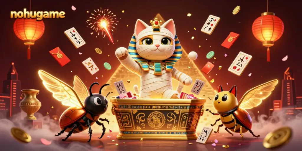 Spin jackpots and win big in the enchanting nohugame pyramid casino with vibrant visuals.