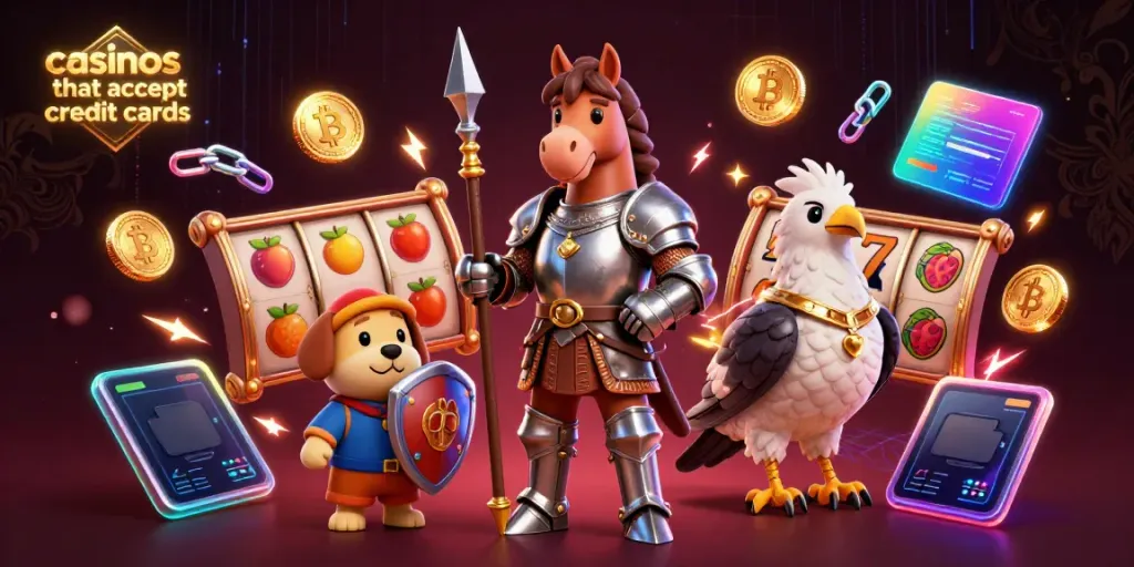 Experience the excitement of casinos that accept credit cards with vibrant slots and game elements.