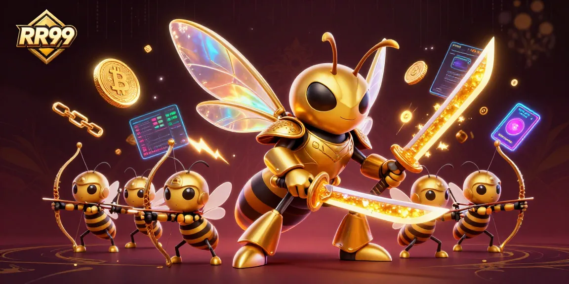 Experience vibrant gaming with RR99's thrilling 3D illustration capturing action and excitement