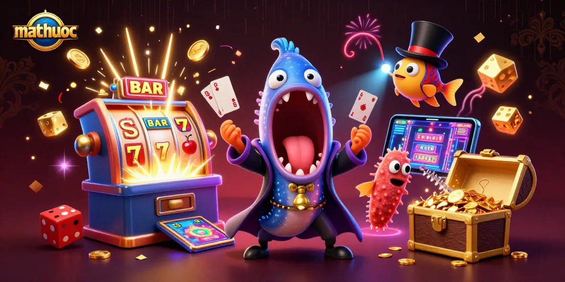 Experience thrilling casino action with matchuoc's vibrant 3D casino illustration featuring magical sea creatures.
