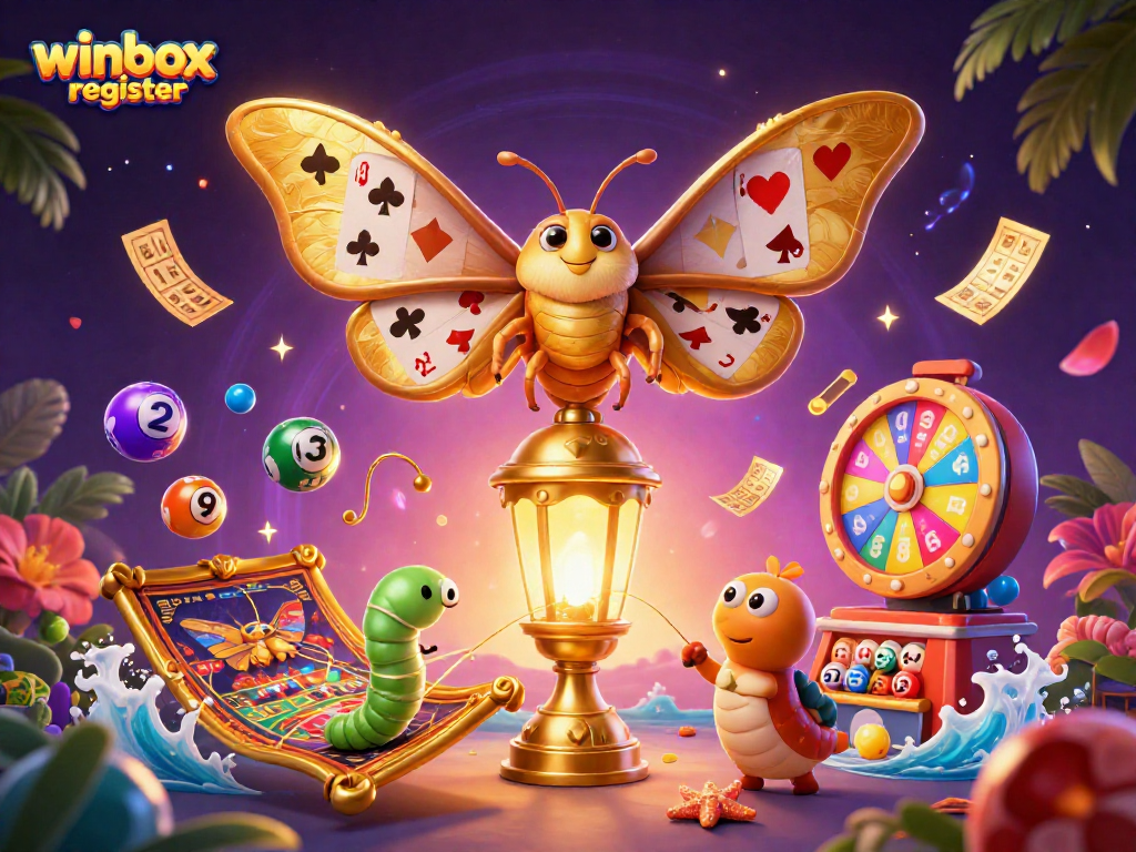 Engage in winbox register for a thrilling mobile casino experience with vibrant animated elements.