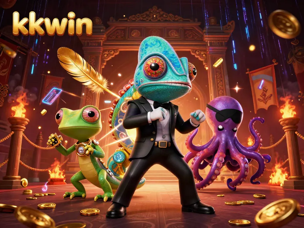 Engage with the exciting world of kkwin, featuring a chameleon agent and his techy sidekick in a thrilling gambling arena.