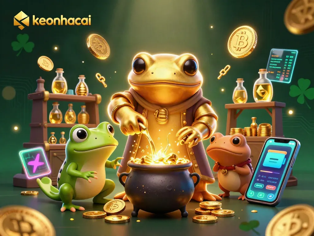 Engage in keonhacai gambling adventures with golden alchemy in a magical casino setting.