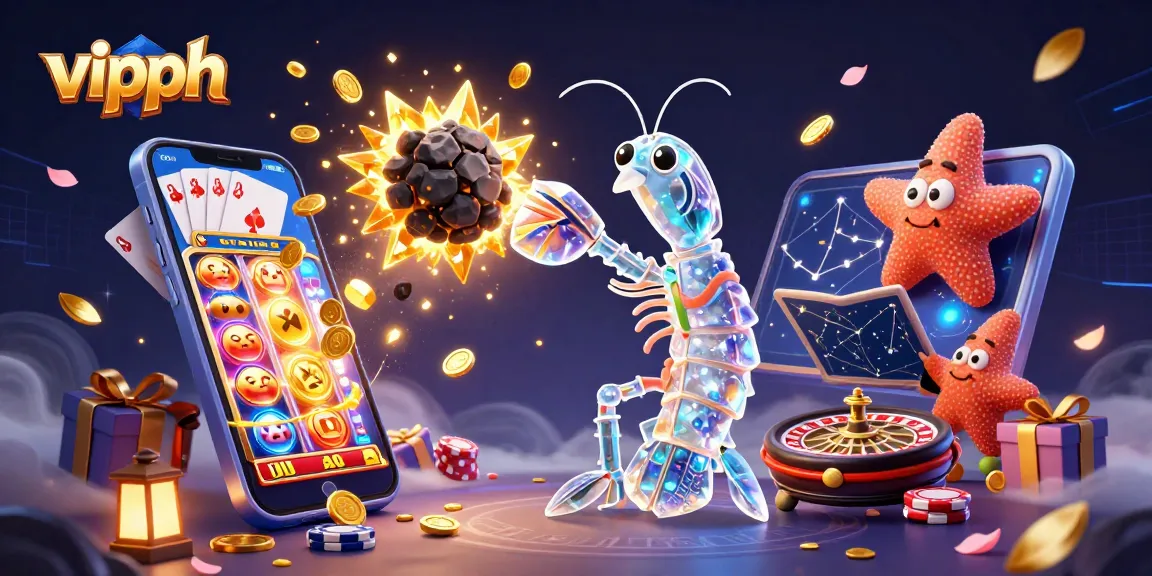 Experience thrilling wins with vipph at a vibrant casino scene bursting with action and excitement.