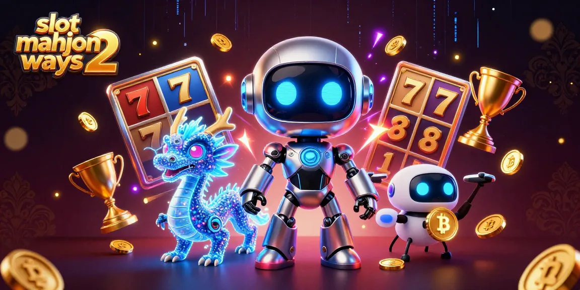 Engage in slot mahjong ways 2 action with vibrant characters amidst cascading coins and game elements.