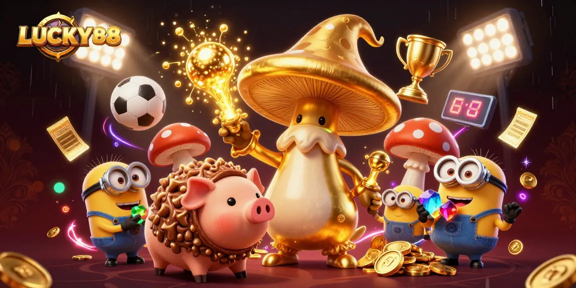 Engage with LUCKY88's captivating online gaming experience, featuring a magical world of treasures!