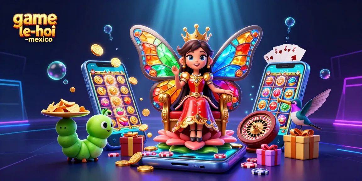 Experience thrilling gameplay in game-le-hoi-mexico with colorful slots and vibrant casino elements.