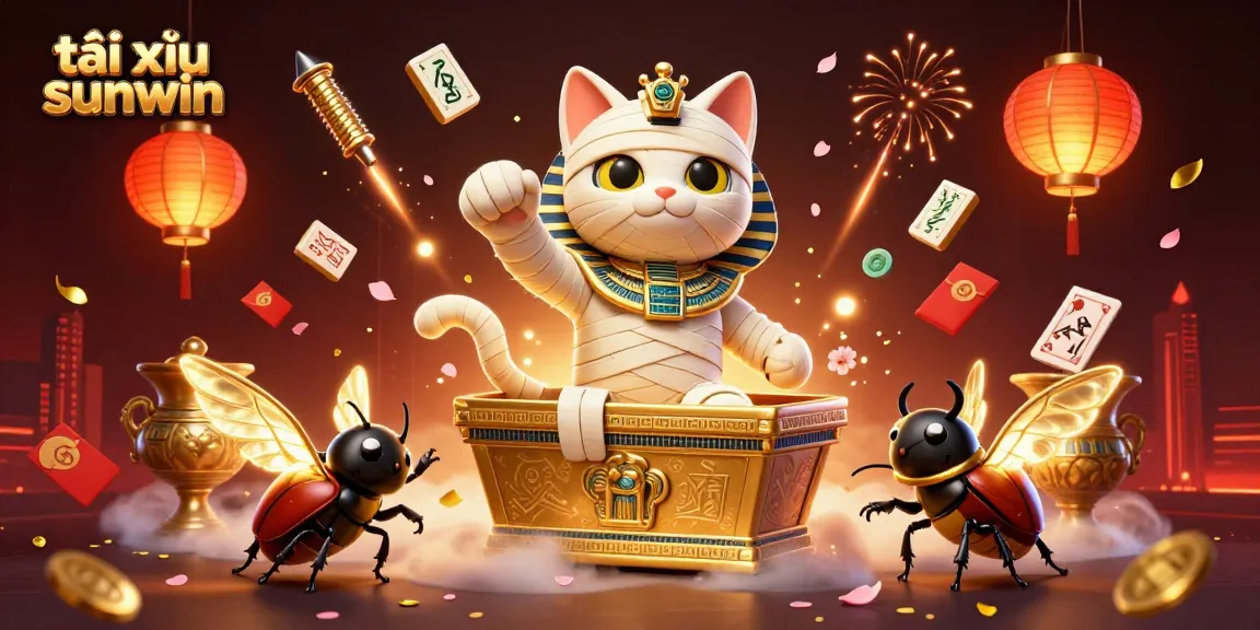 Engage in tài xỉu sunwin gameplay with vibrant characters amidst a rich, dynamic casino scene.