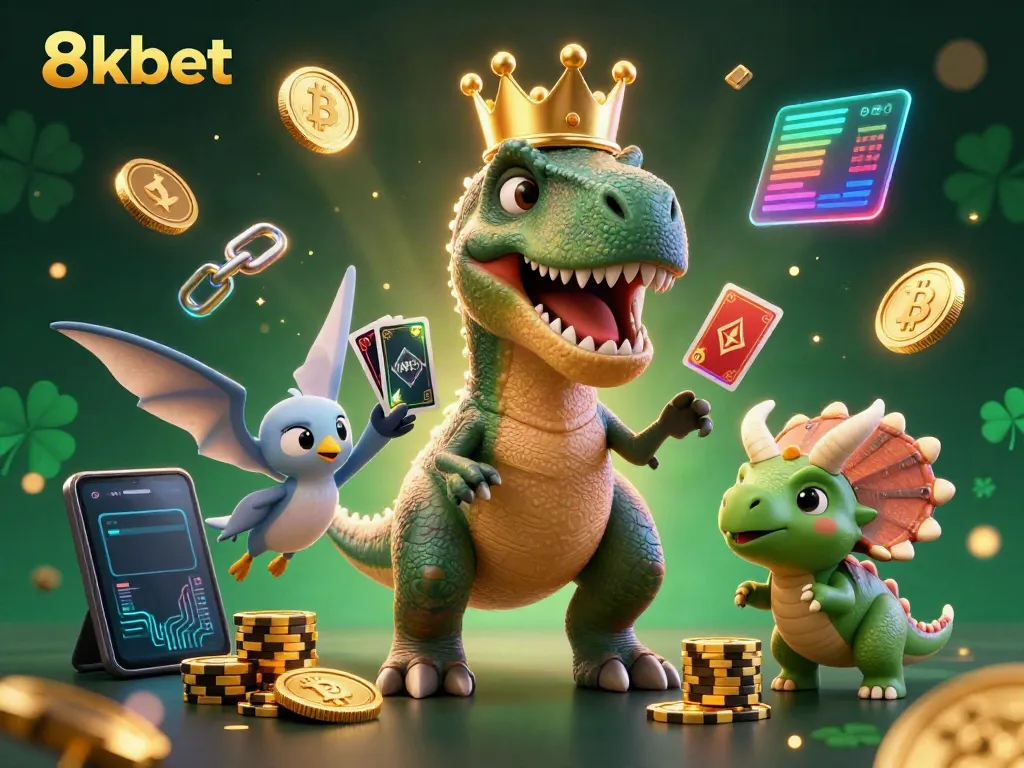 Experience thrilling gameplay at 8xbet with vibrant characters in a dynamic casino environment.
