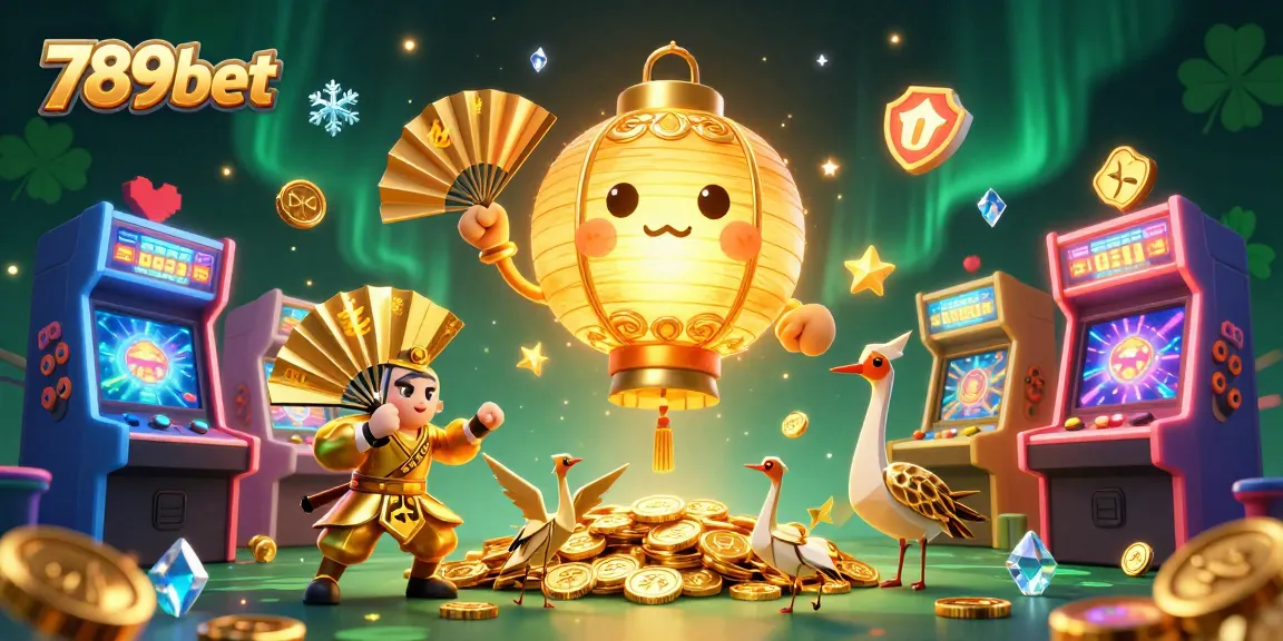 Experience thrilling games at 789bet with a captivating 3D casino scene filled with magic and luck.