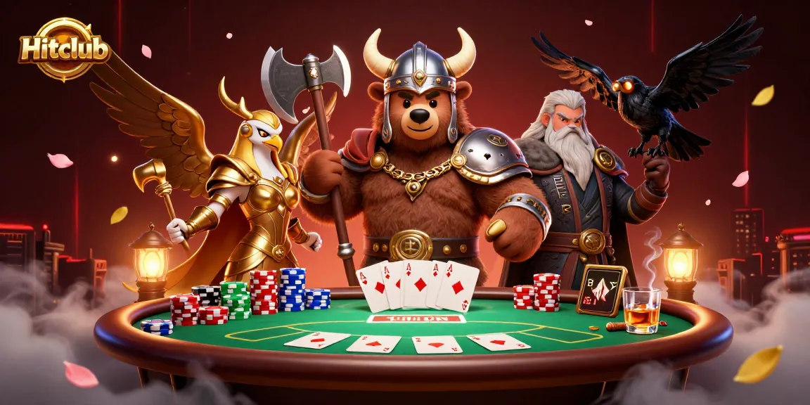 Hitclub offers an immersive 3D casino experience with dynamic poker elements and engaging characters.