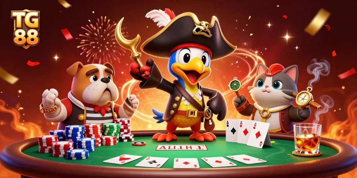Engage in thrilling gambling at TG 88 with vibrant characters and dynamic game elements.