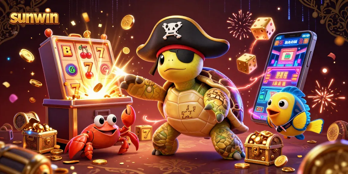 Experience the excitement at sunwin with dynamic casino characters amidst a jackpot explosion