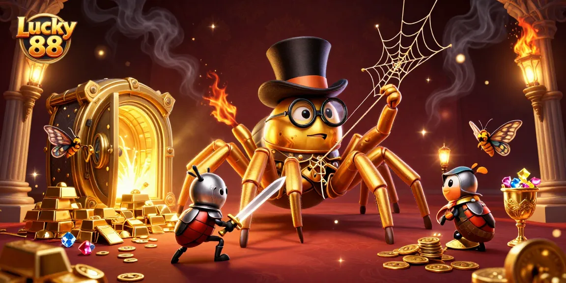 Experience winning excitement with the Lucky 88 slot, featuring golden treasures and a vibrant casino atmosphere.