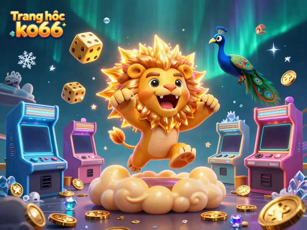 Experience the thrill of gaming on Trang chủ ko66 with vibrant characters in a dynamic 3D gambling world.