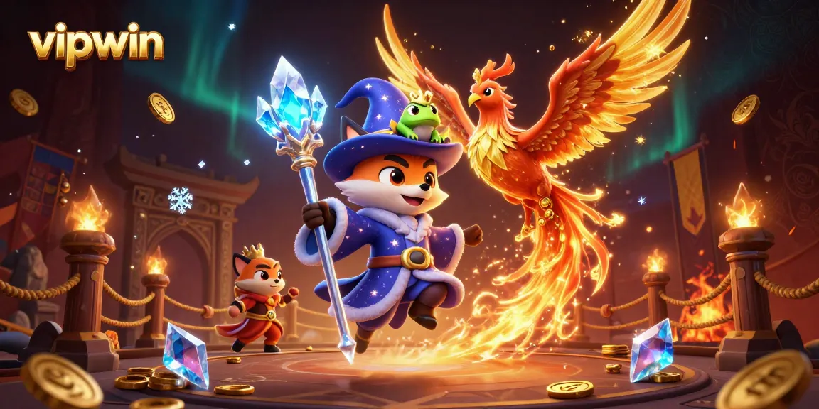 Experience thrilling wins at vipwin with a colorful 3D wizard world alive with gambling charm.