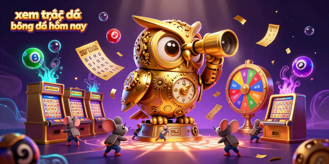 Xem trực tiếp bóng đá hôm nay qua hình ảnh 3D đầy màu sắc với điểm nhấn là cú cú thông minh.