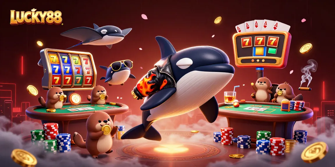Experience LUCKY88's thrilling jackpot moments with a vibrant 3D casino scene!