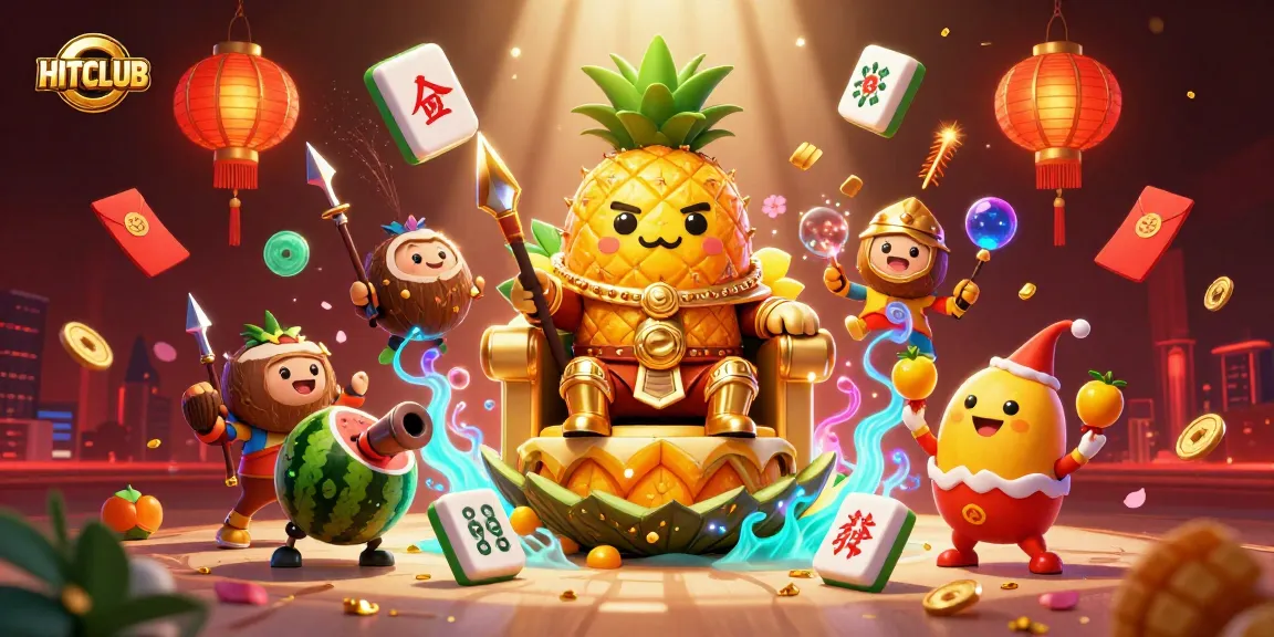 HITCLUB invites players to experience thrilling games with exciting casino visuals and tropical characters.